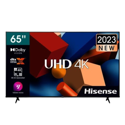 Hisense 65 Inch 65A6K UHD 4K Smart TV + Free Wall Bracket