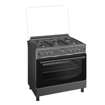 Maxi 60*90 5 Burner Gas Cooker INOX