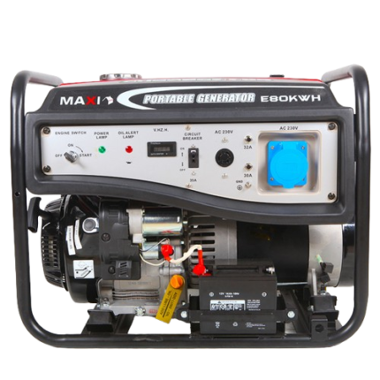 Maxi Generator 10KVA / 8KW - (Key + Wheels & Handle)