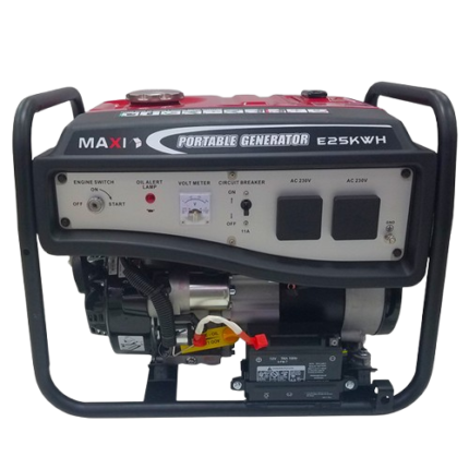 Maxi Generator 3.1KVA / 2.5KW - (Key + Wheels & Handle)